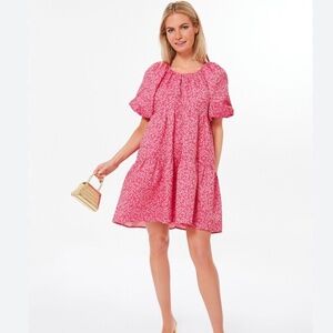 Tuckernuck Hyacinth House Textured Fuchsia Belinda Mini Dress